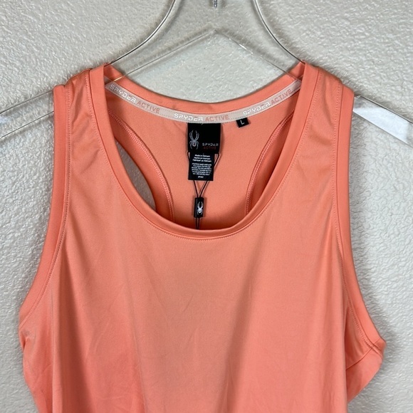 SPYDER ACTIVE TULIP HEM RACER BACK TANK TOP - Picture 5 of 9